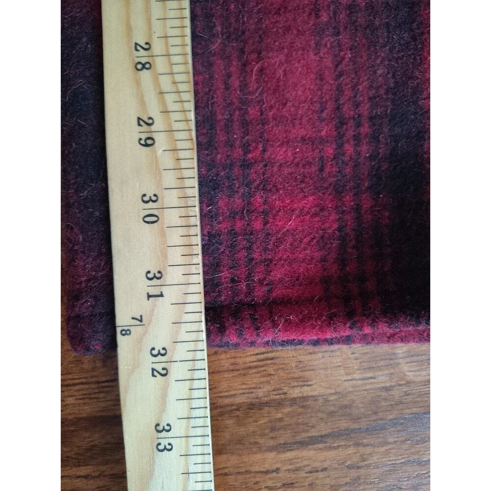 Vintage Woolrich Men's 36x32 Buffalo Plaid Wool Hunting Pants Double Knee/Seat